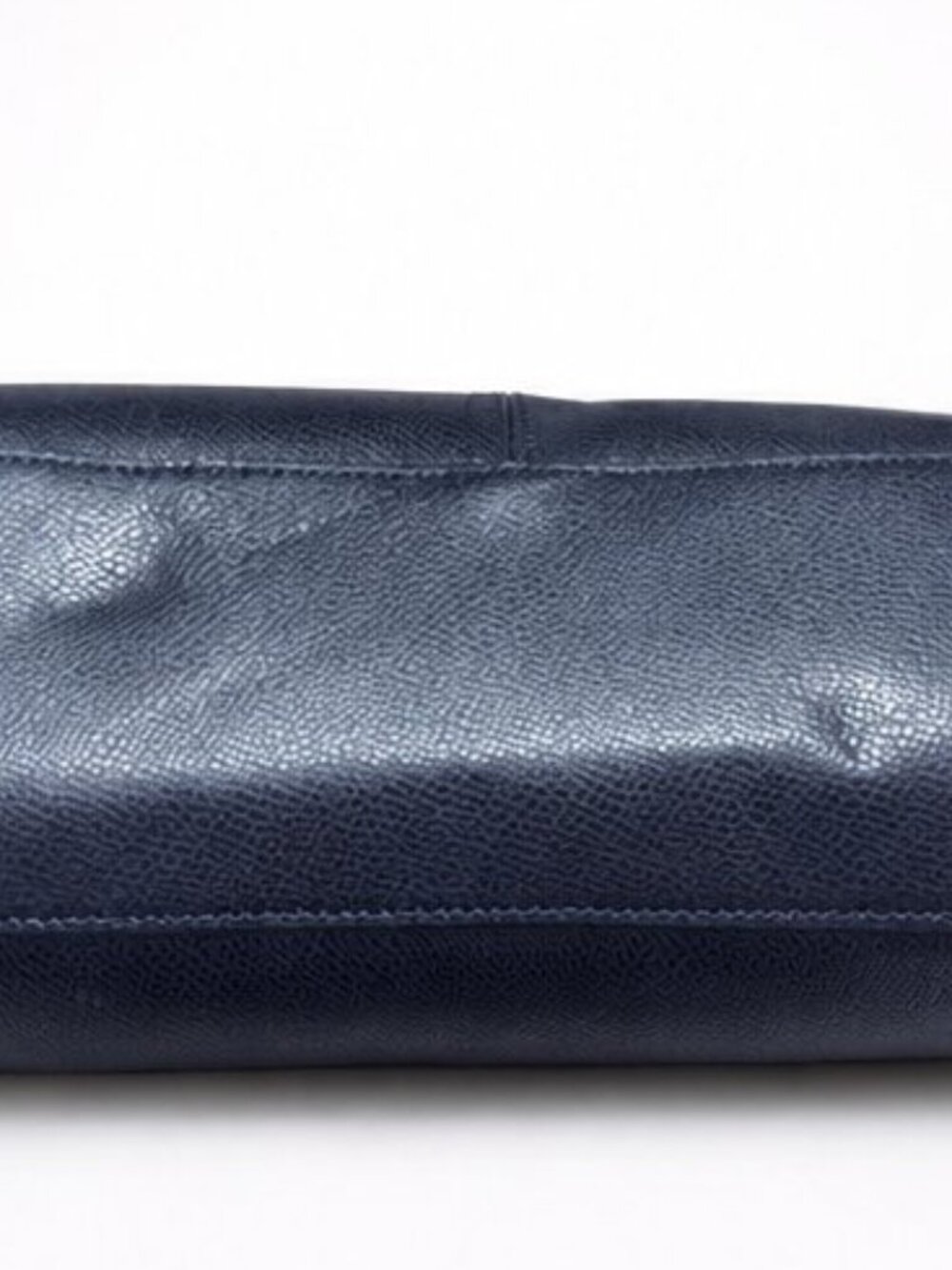Coach Coach Christie Carryall Large Navy Blue Leather Satchel Women's Bag - Picture 10 of 10